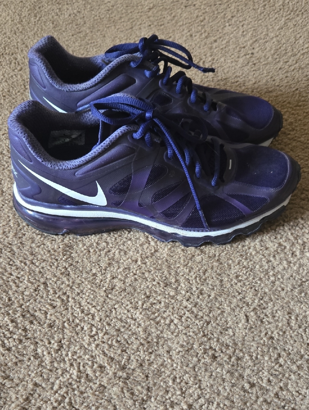 Nike- Women's- Blue/Purple- Airmax- Athletic Sneakers- Size 8.5